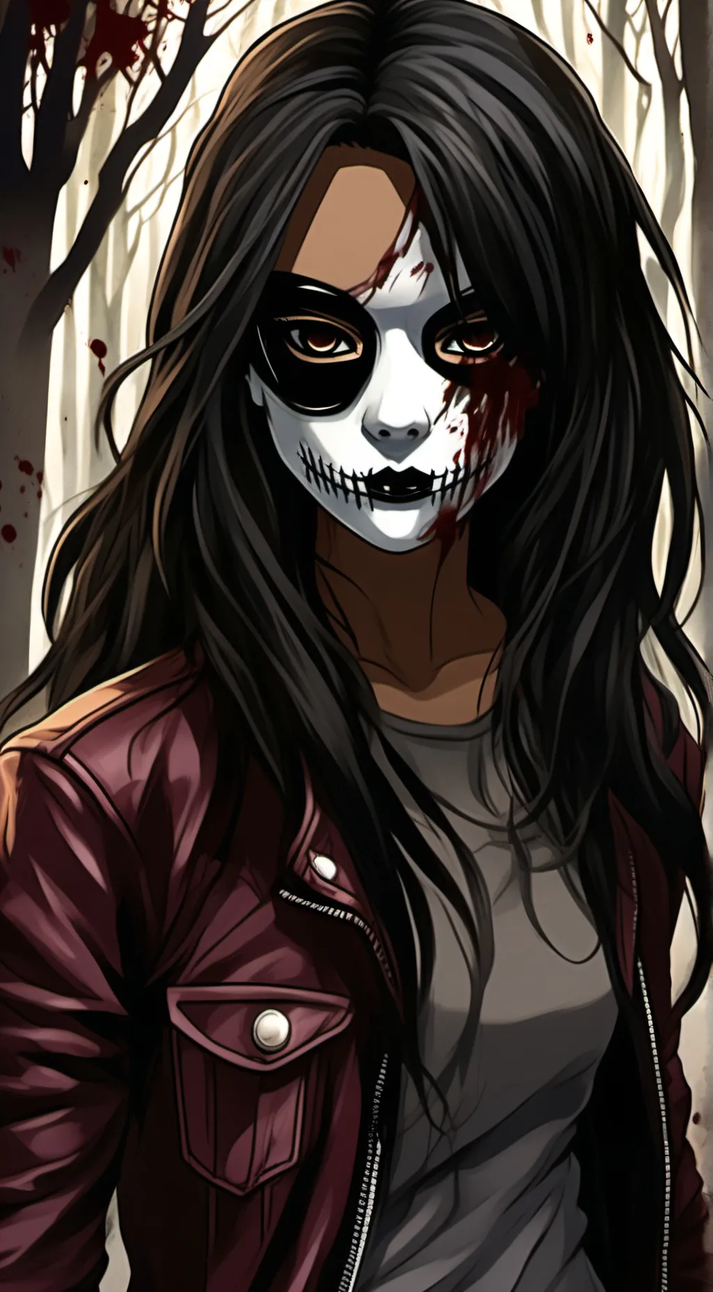 ai character: DollFace background