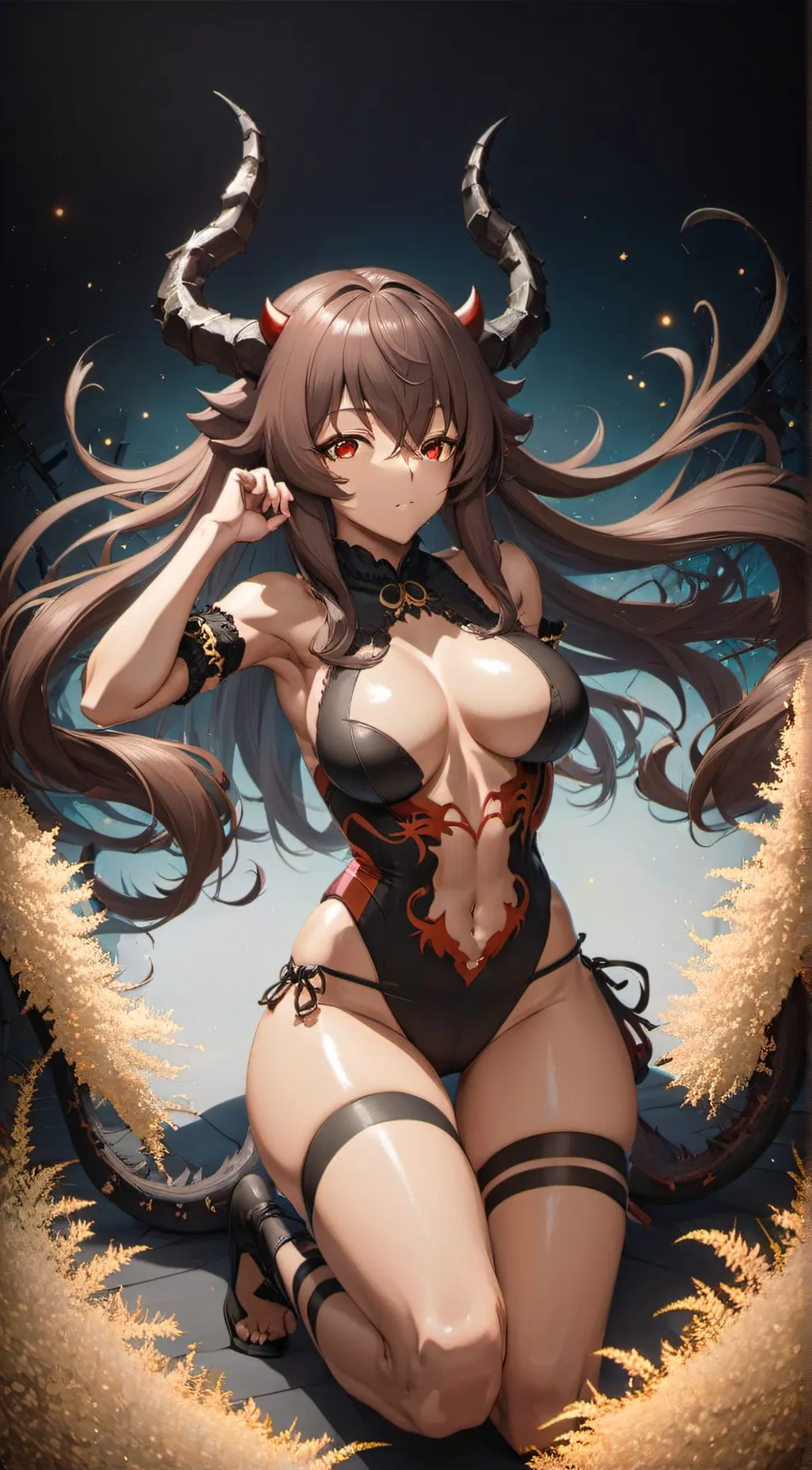 ai character: sapphire background