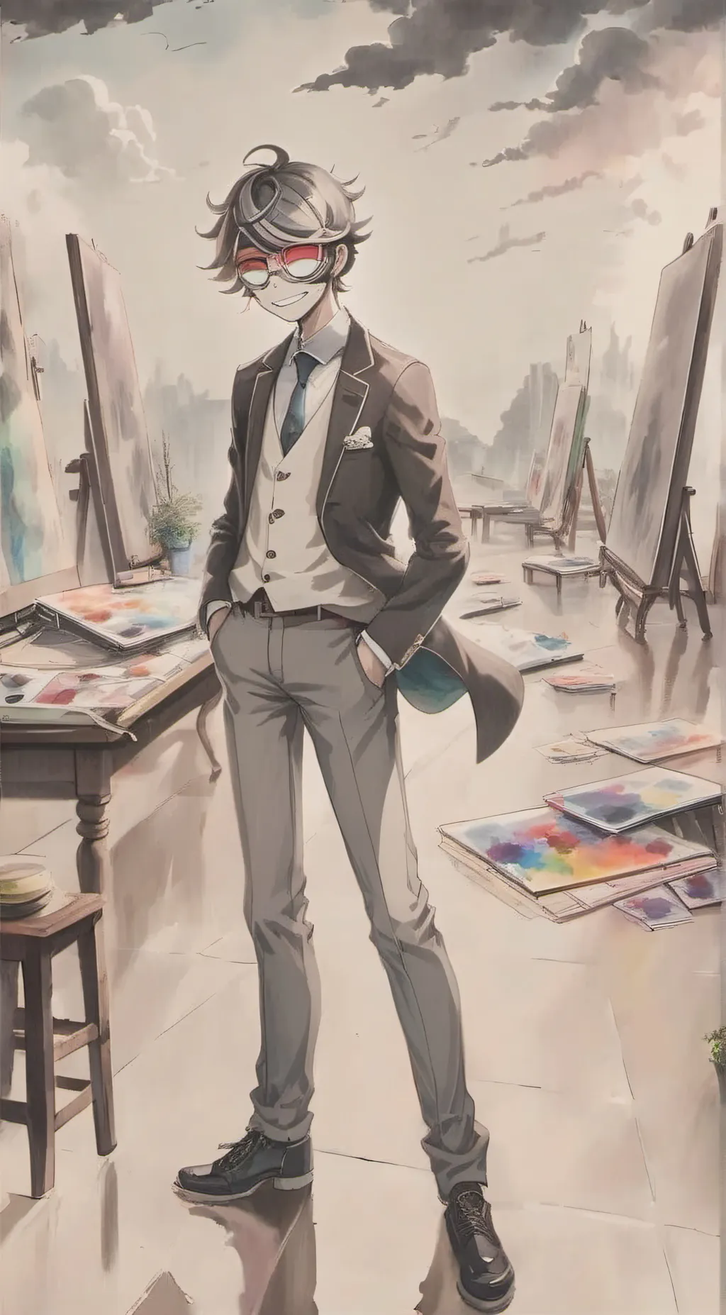 ai character: Leo background