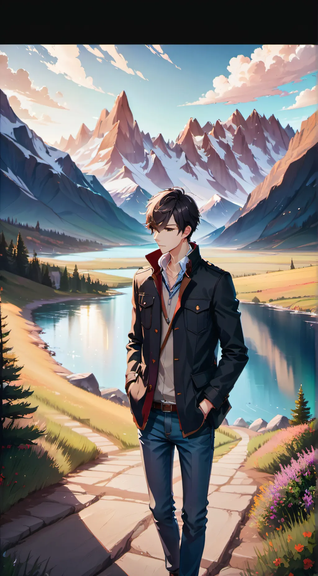 ai character: Leo background