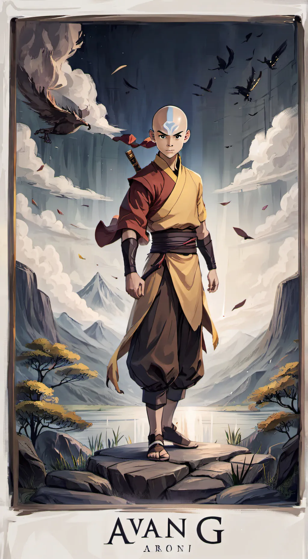 ai character: Aang background