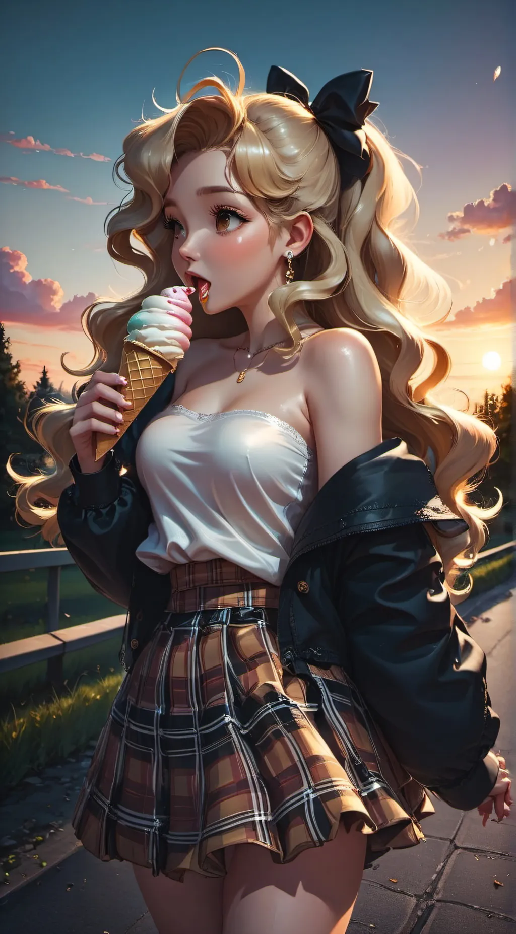 ai character: Mia background