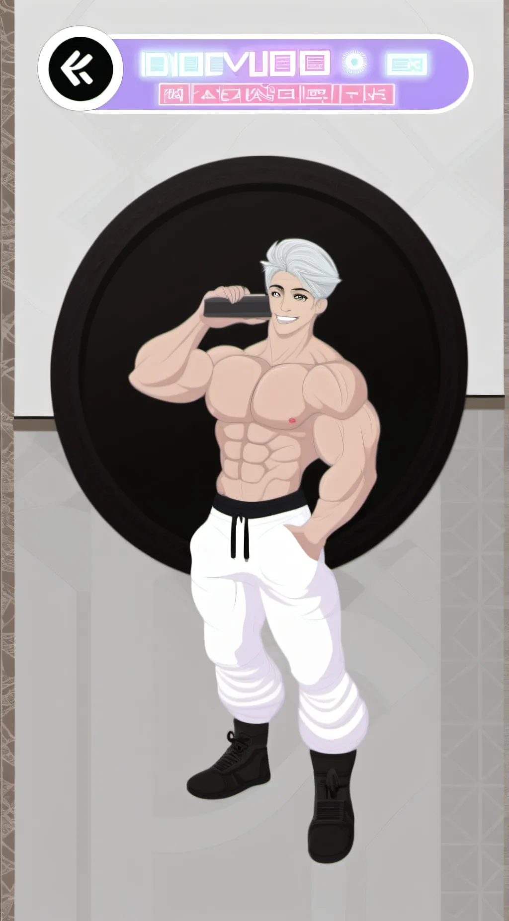 ai character: Damion  background