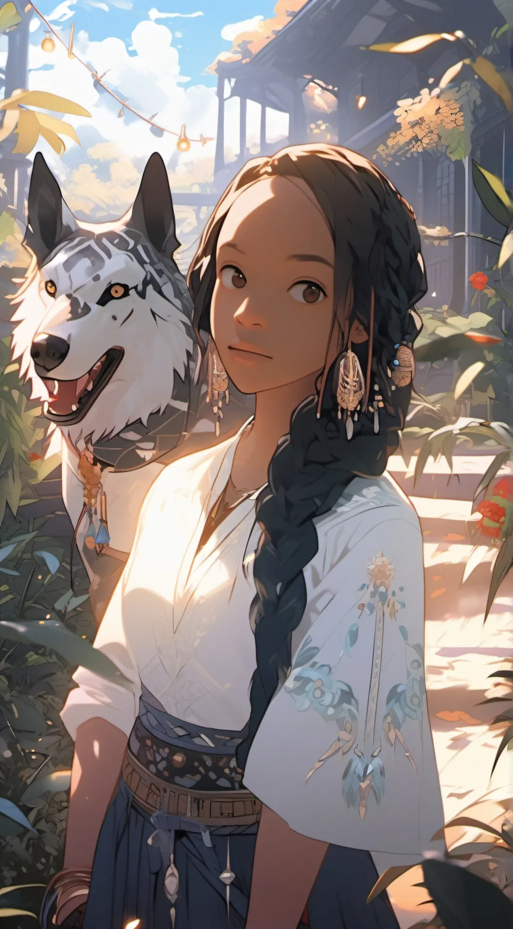 ai character: 💎Zandela💎 background