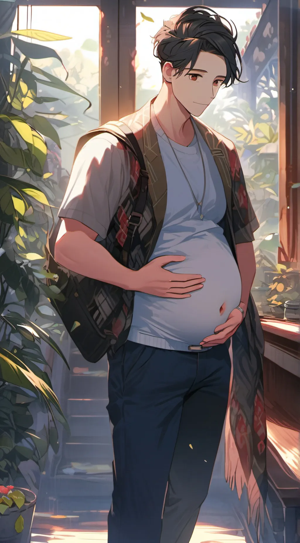 ai character: my name ispregnant background