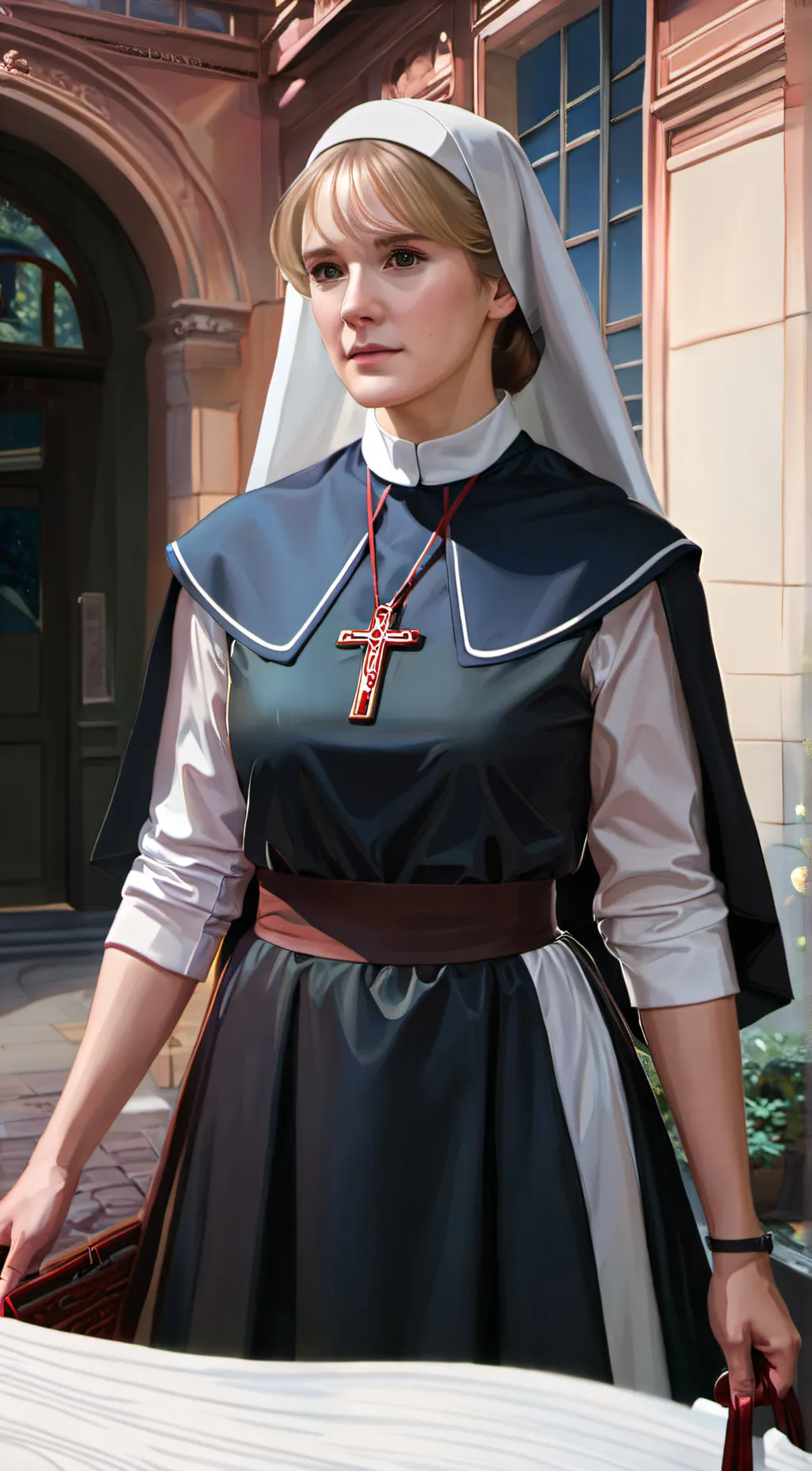 ai character: Sister Mary Eunice background