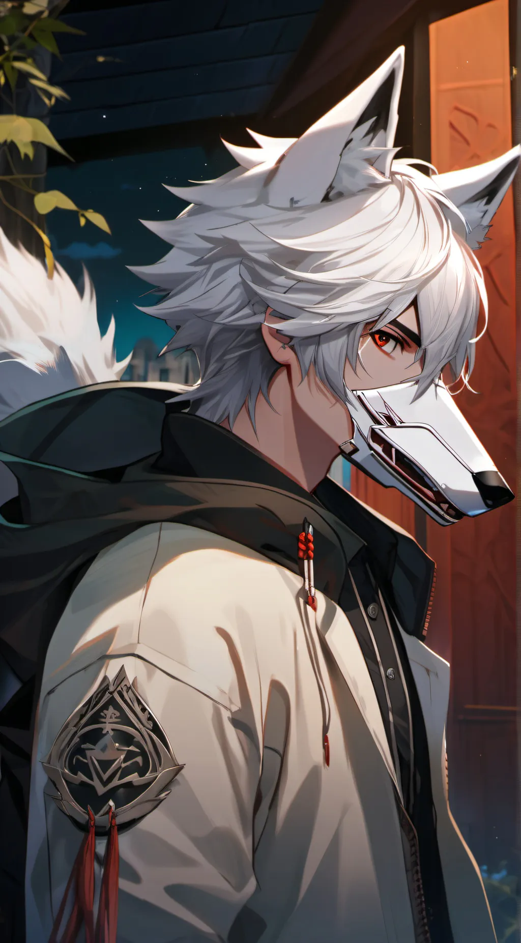 ai character: snowball background