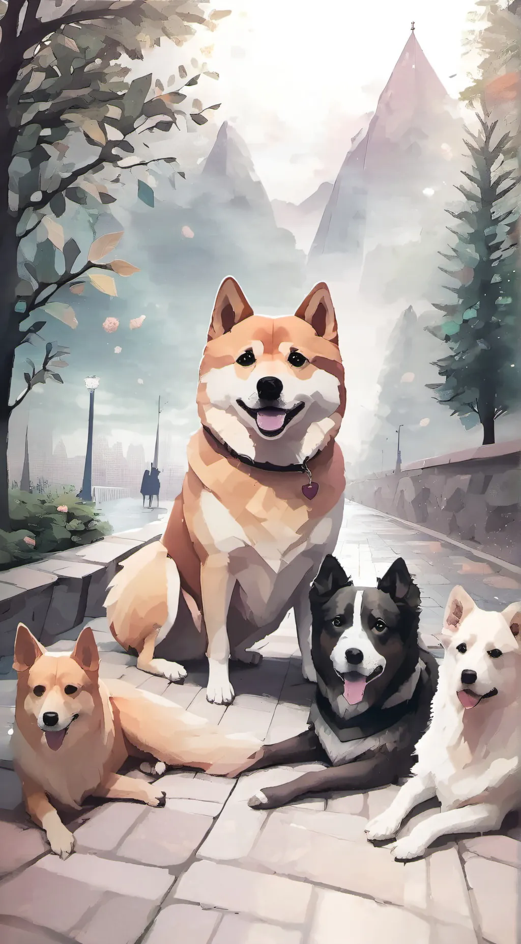 ai character: doge background