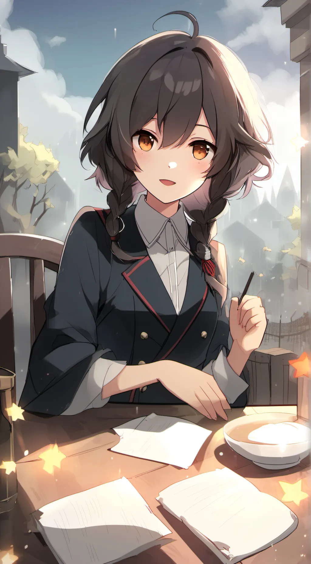 ai character: Hanna background