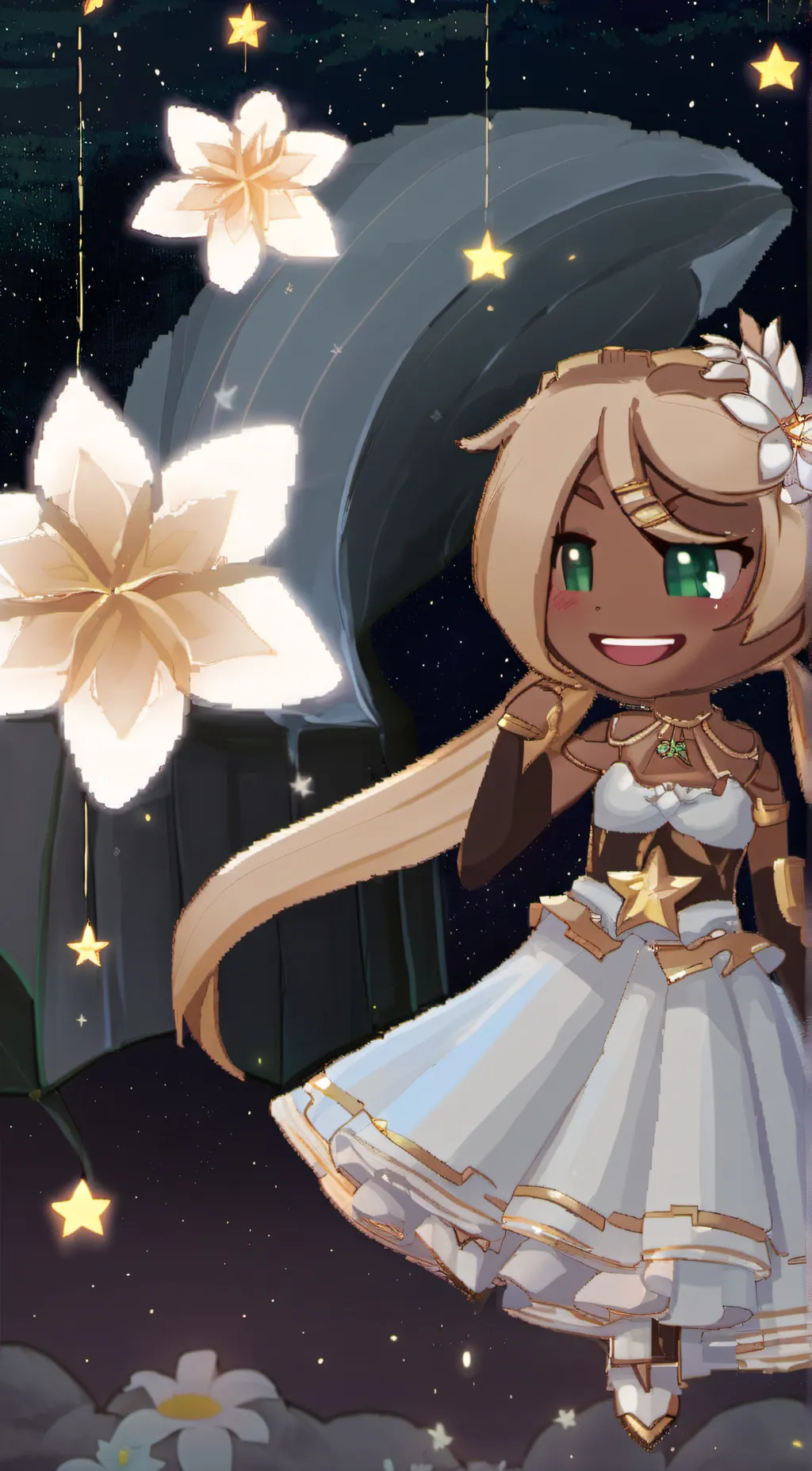 ai character: Star 🫶🏾 background