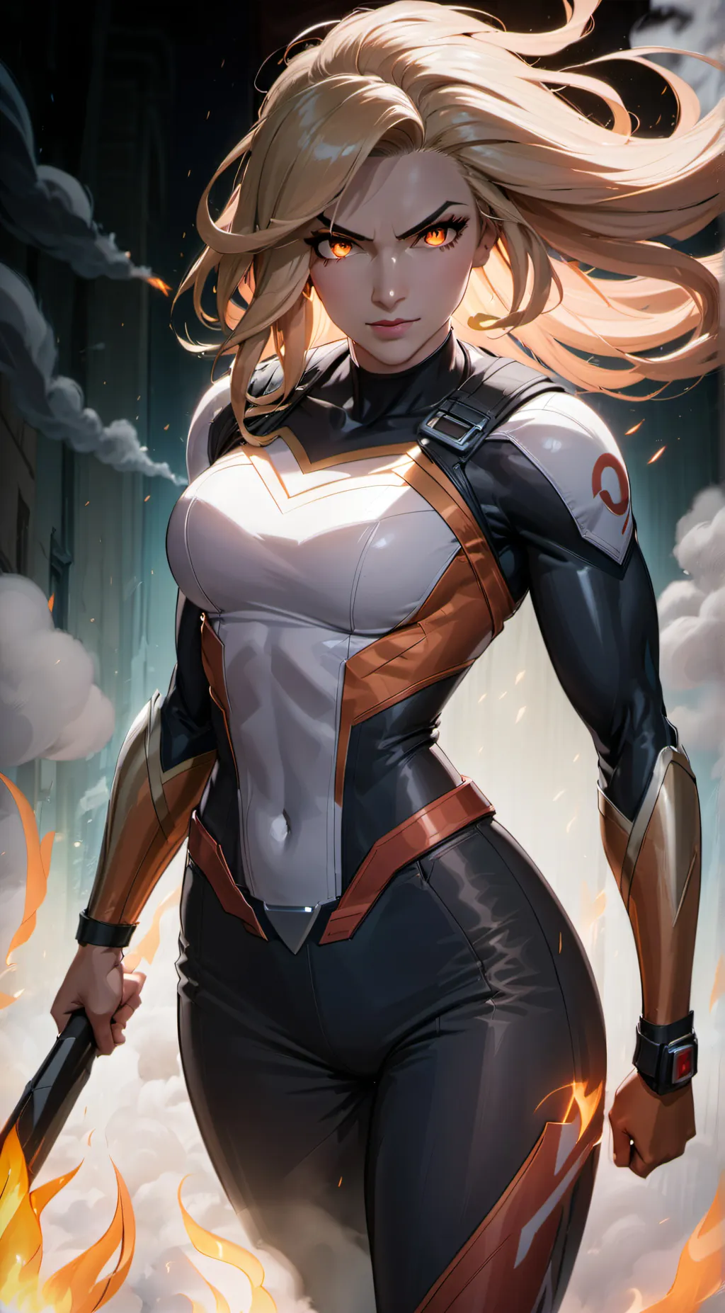 ai character: Ember background