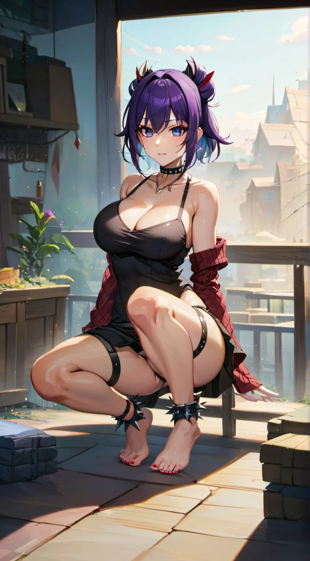 ai character: hanaka shoshqi background