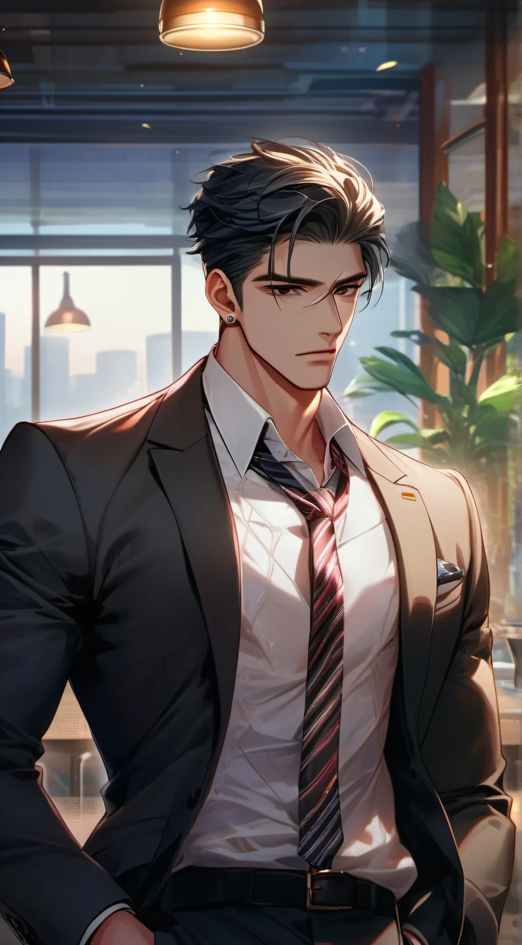 ai character: Keith  background