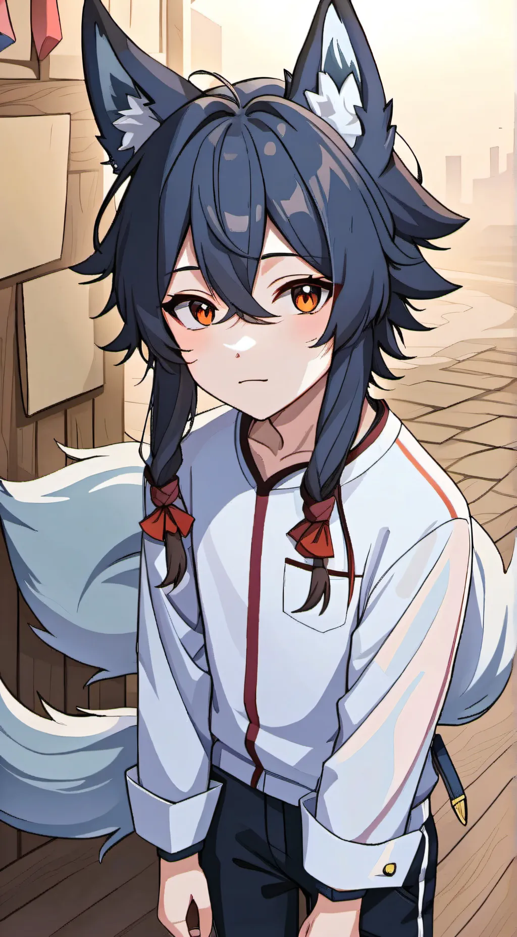 ai character: <wool> background