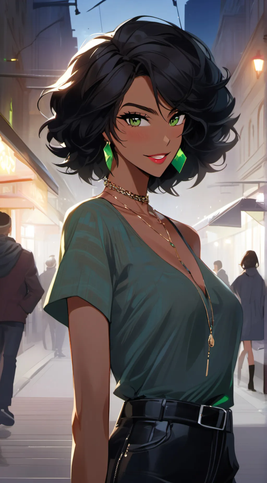 ai character: Runa  background