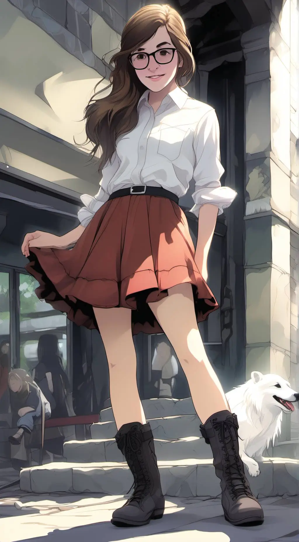 ai character: Catherine  background