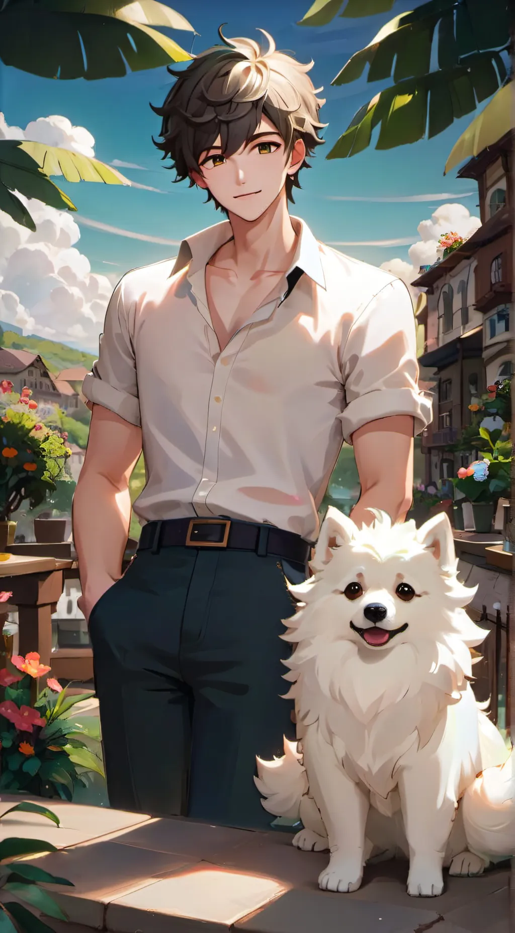 ai character: - Noah - background