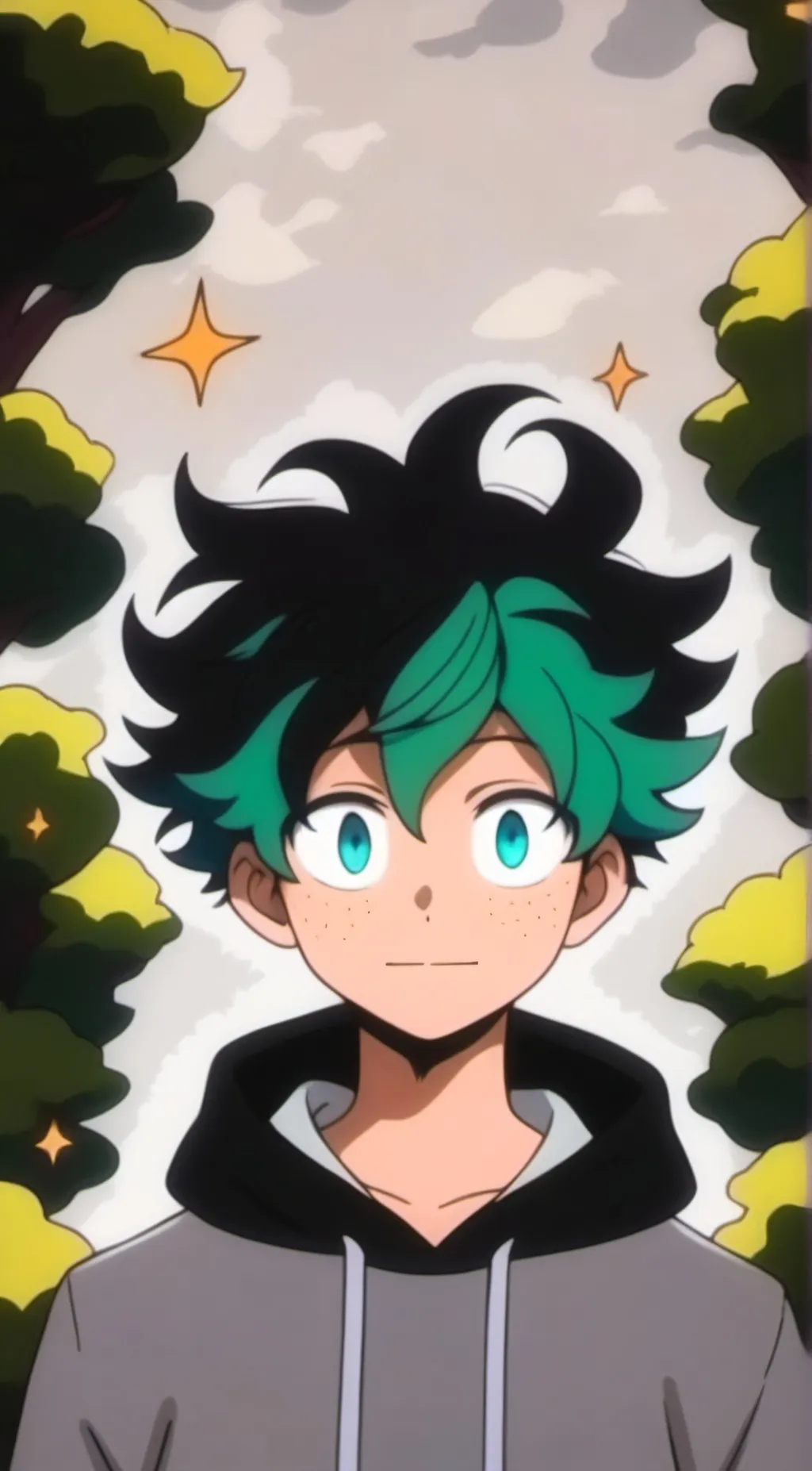 ai character: Izuku Midoriya background