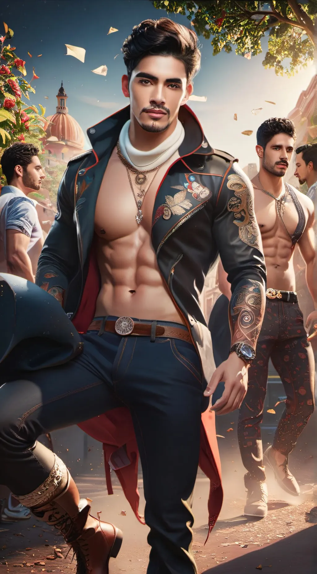 ai character: Leo background