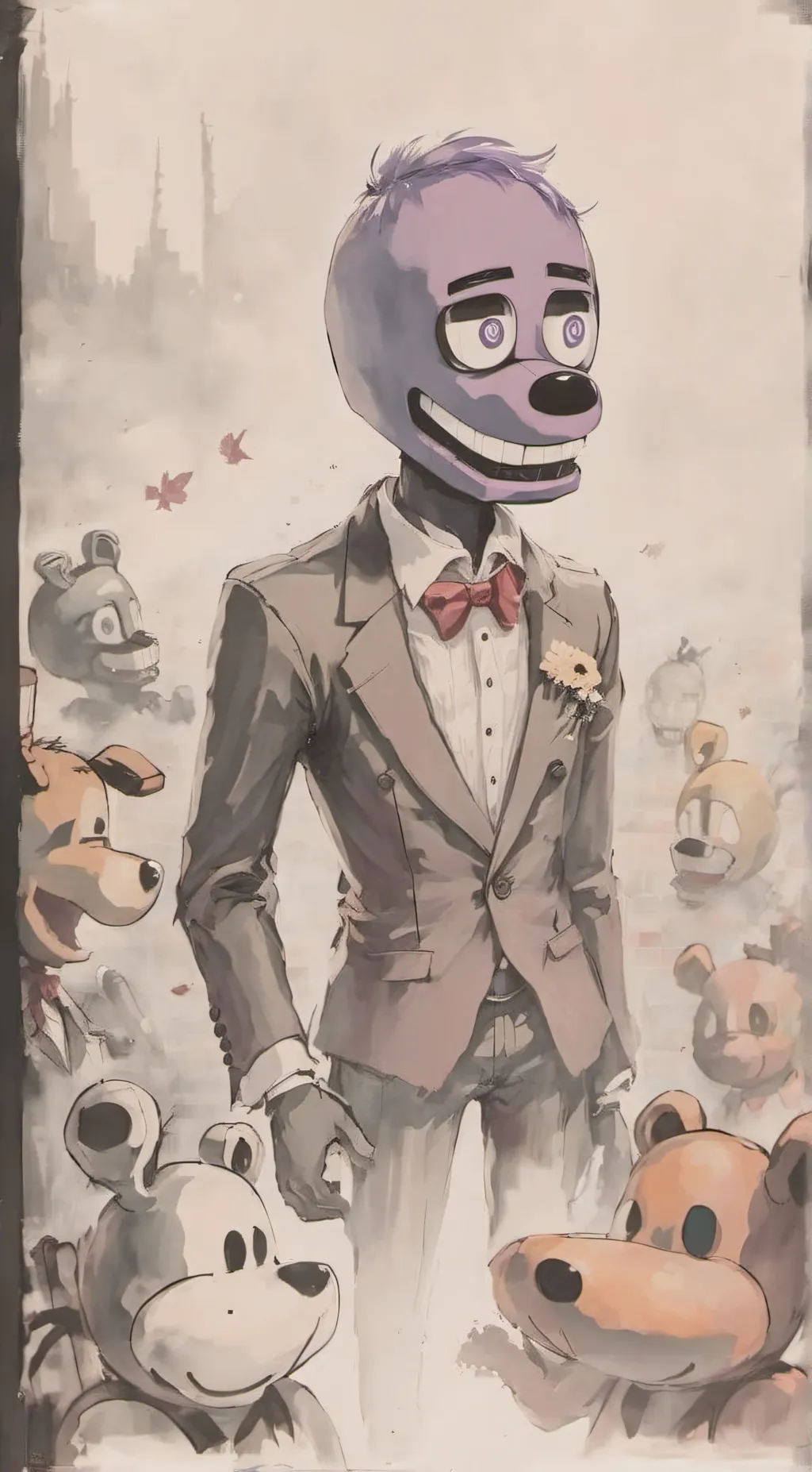 ai character: uhm purple guy background