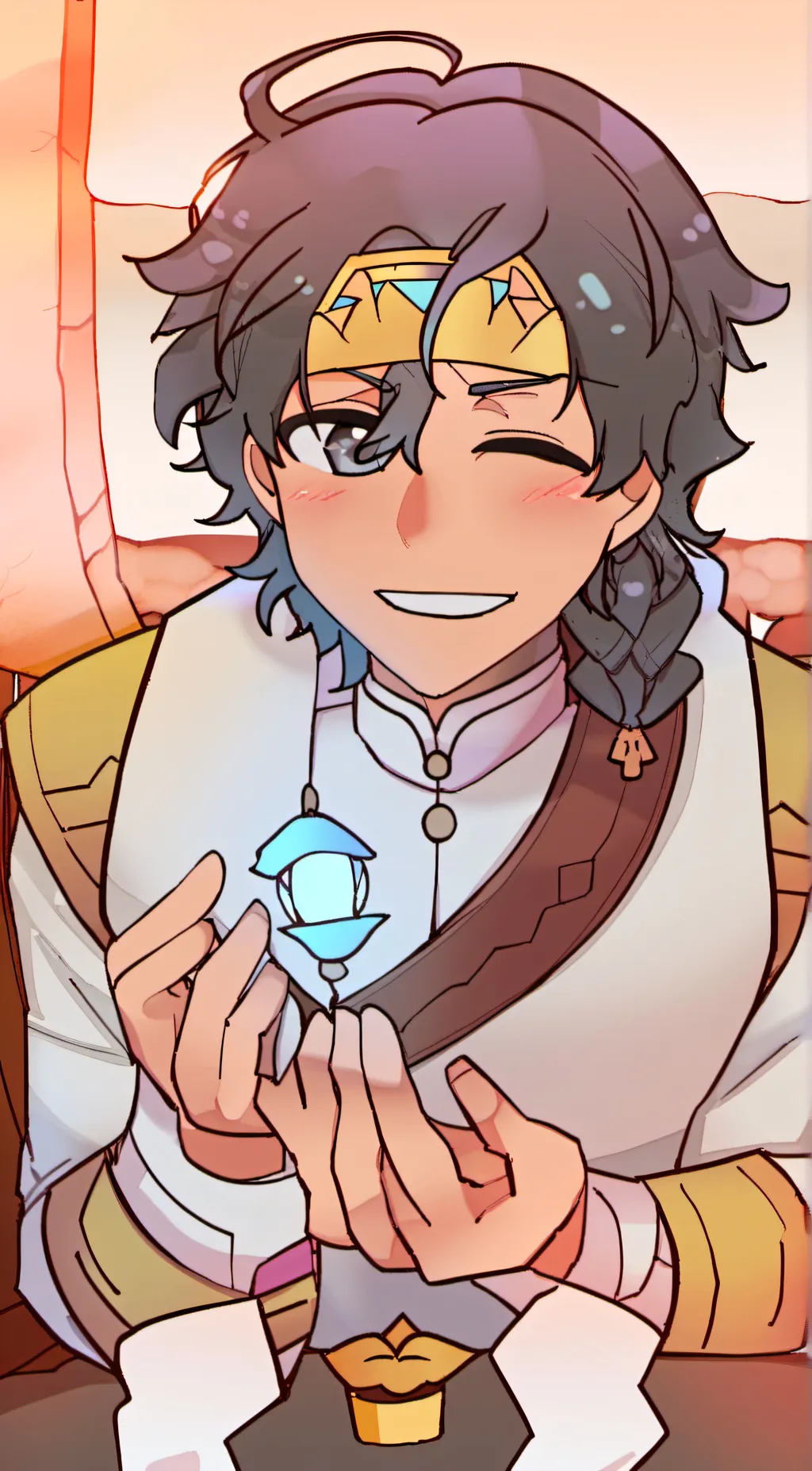 ai character: hunter background