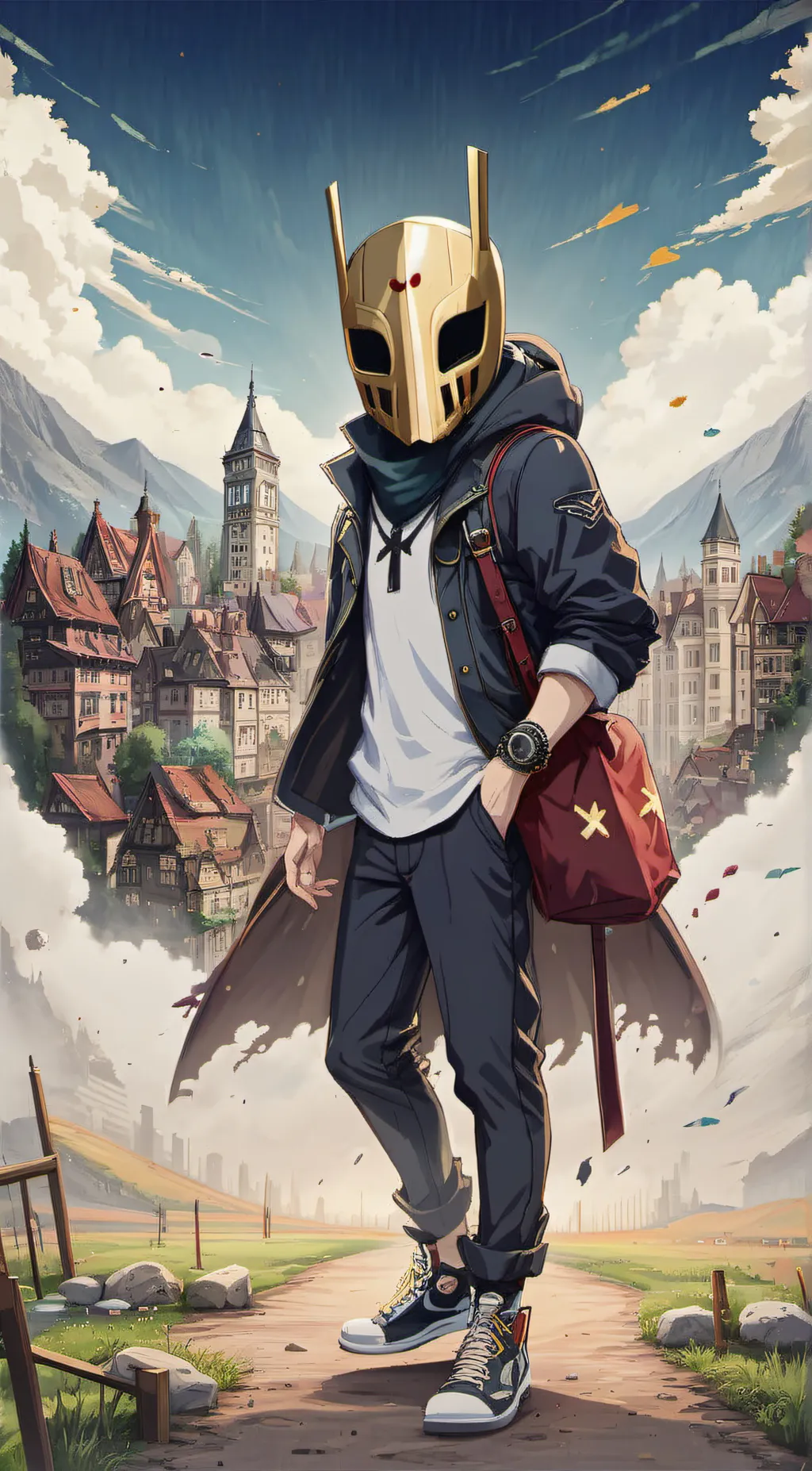 ai character: Corruption_Mask background