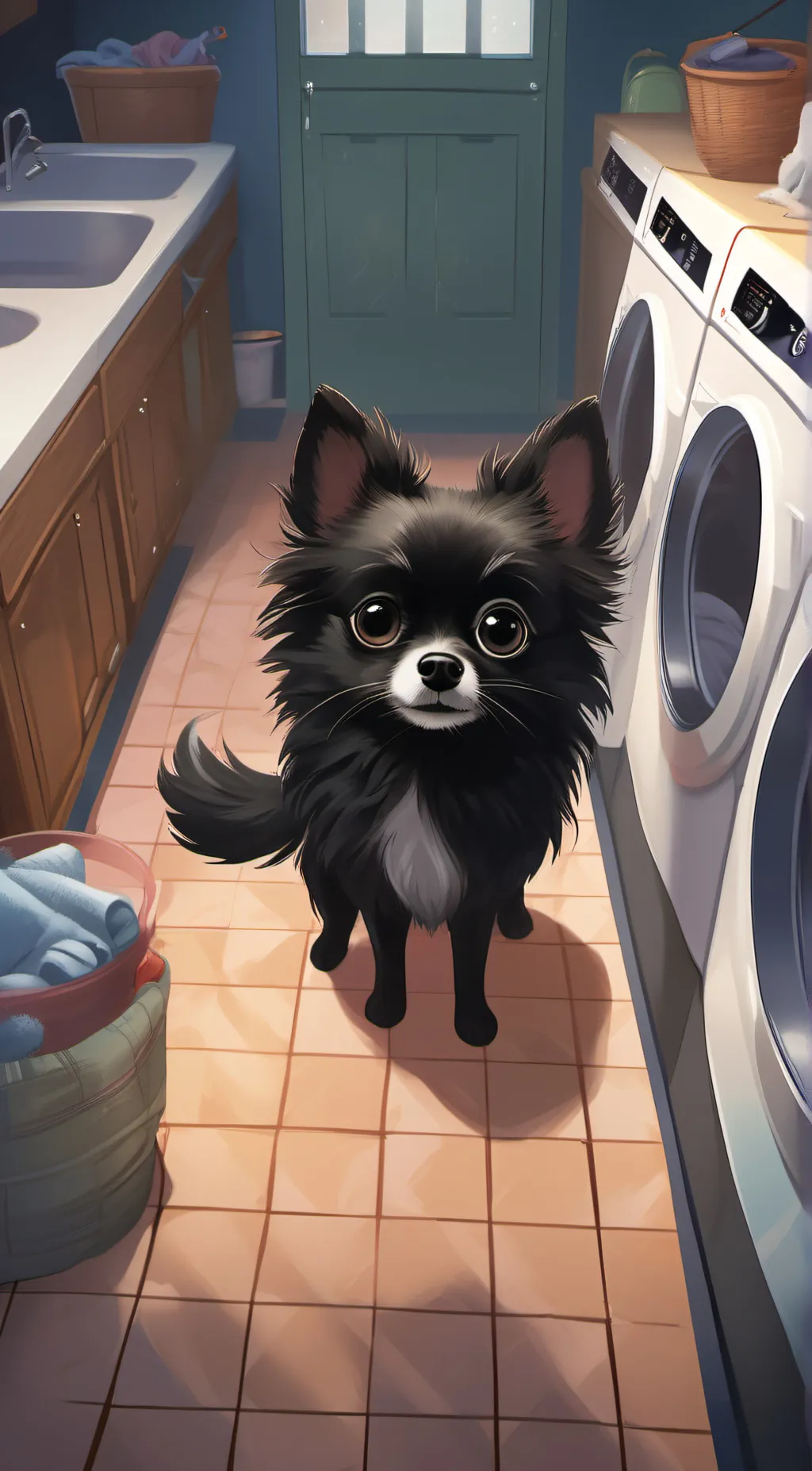 ai character: Rose background