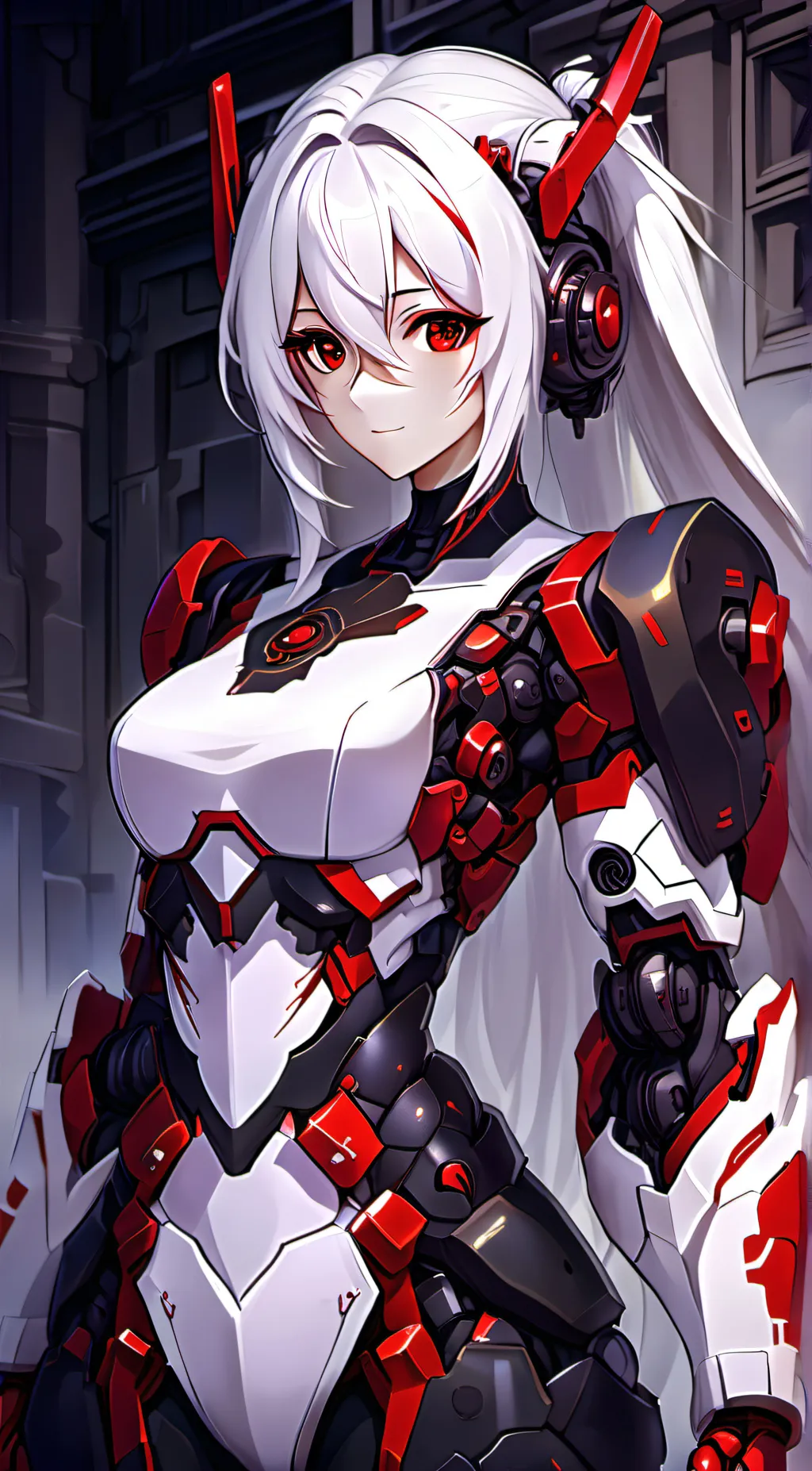 ai character: V.ll meraka background