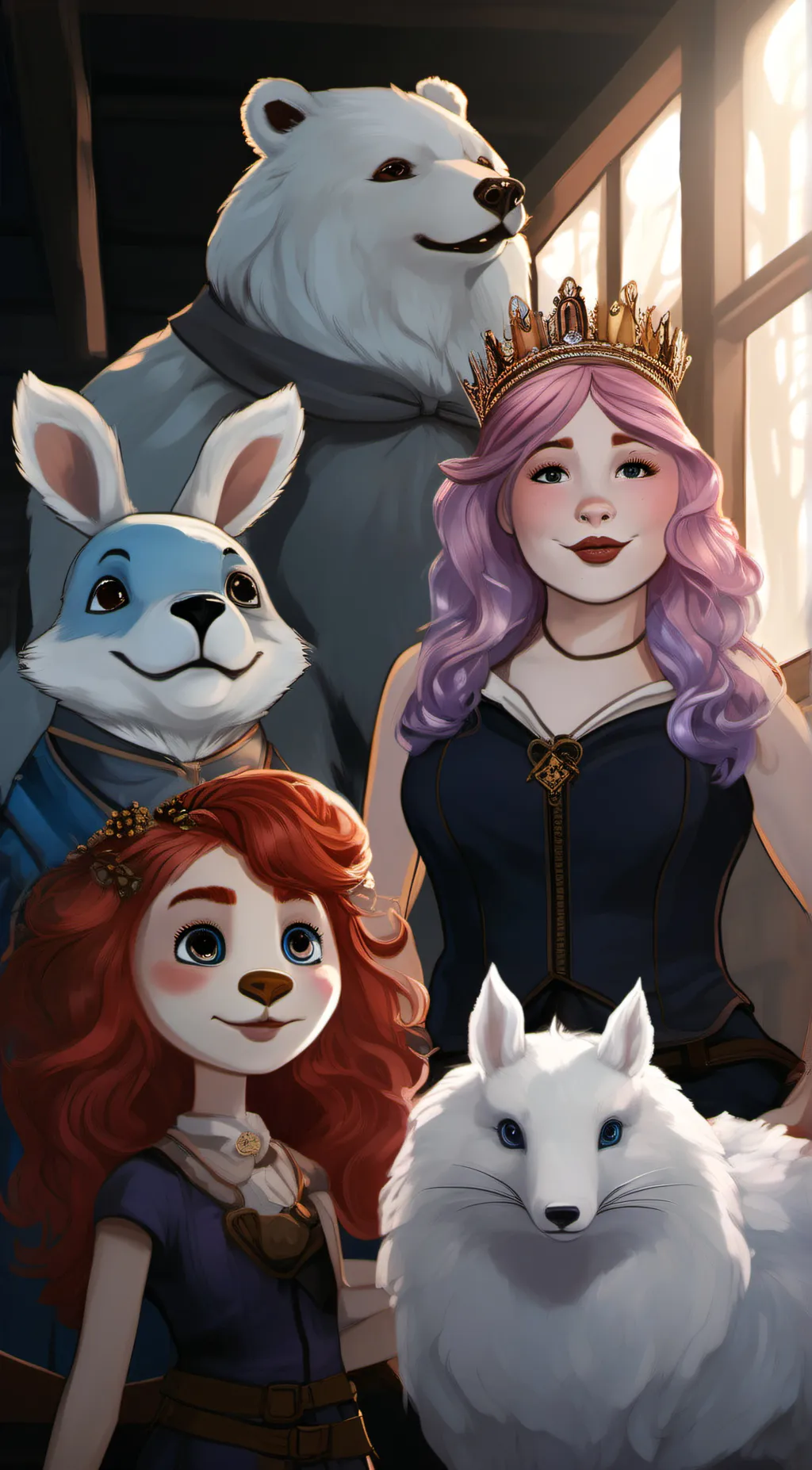 ai character: Sister Location  background