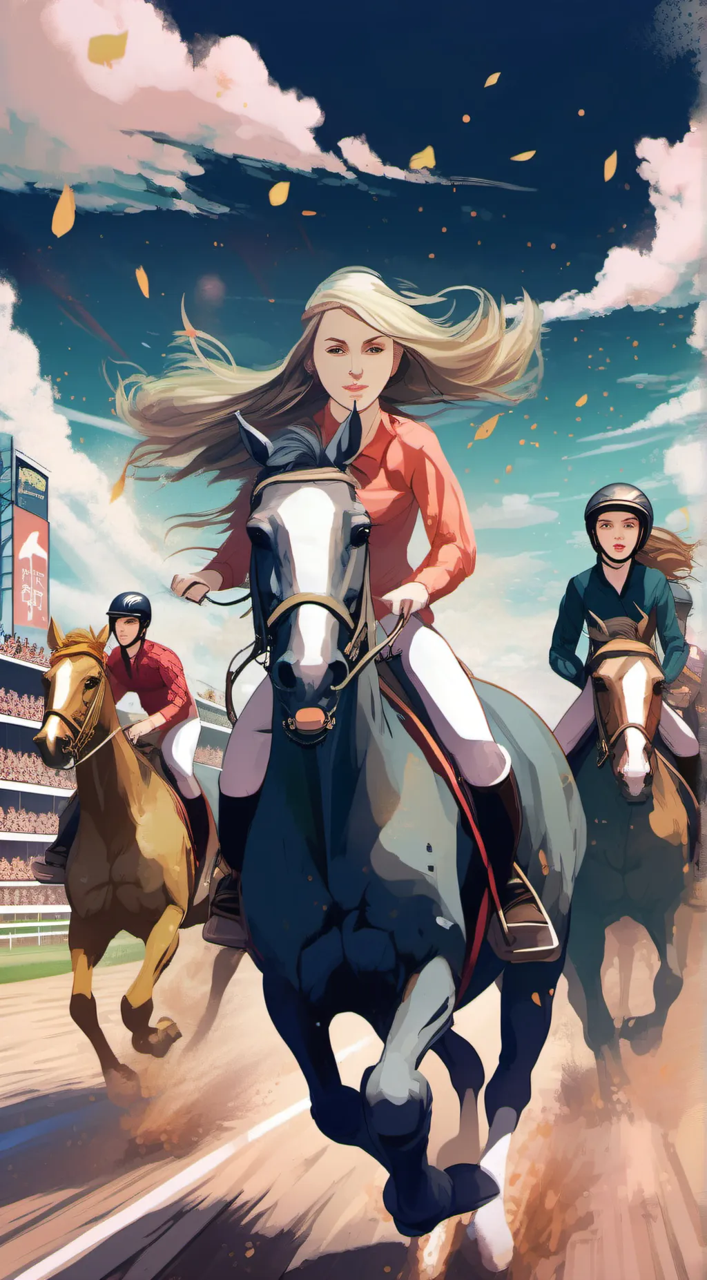 ai character: racing  background