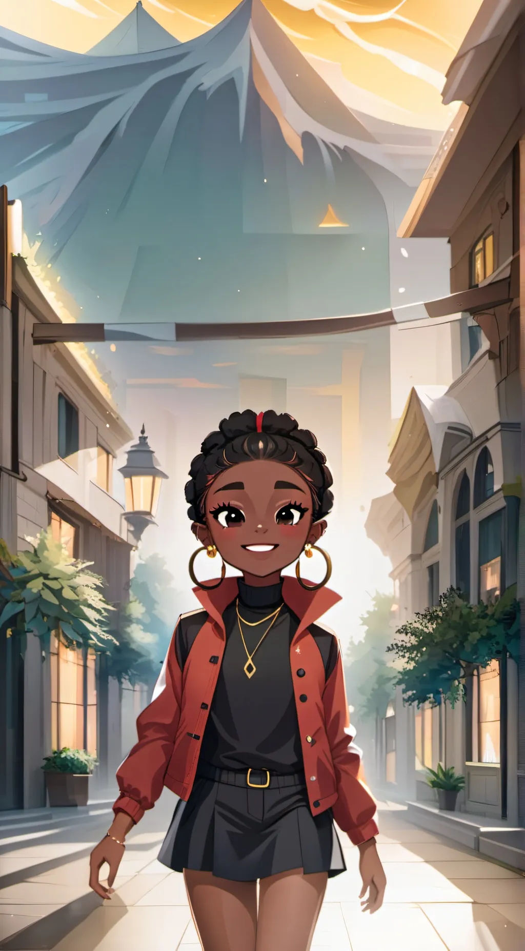 ai character: UR MOM  background