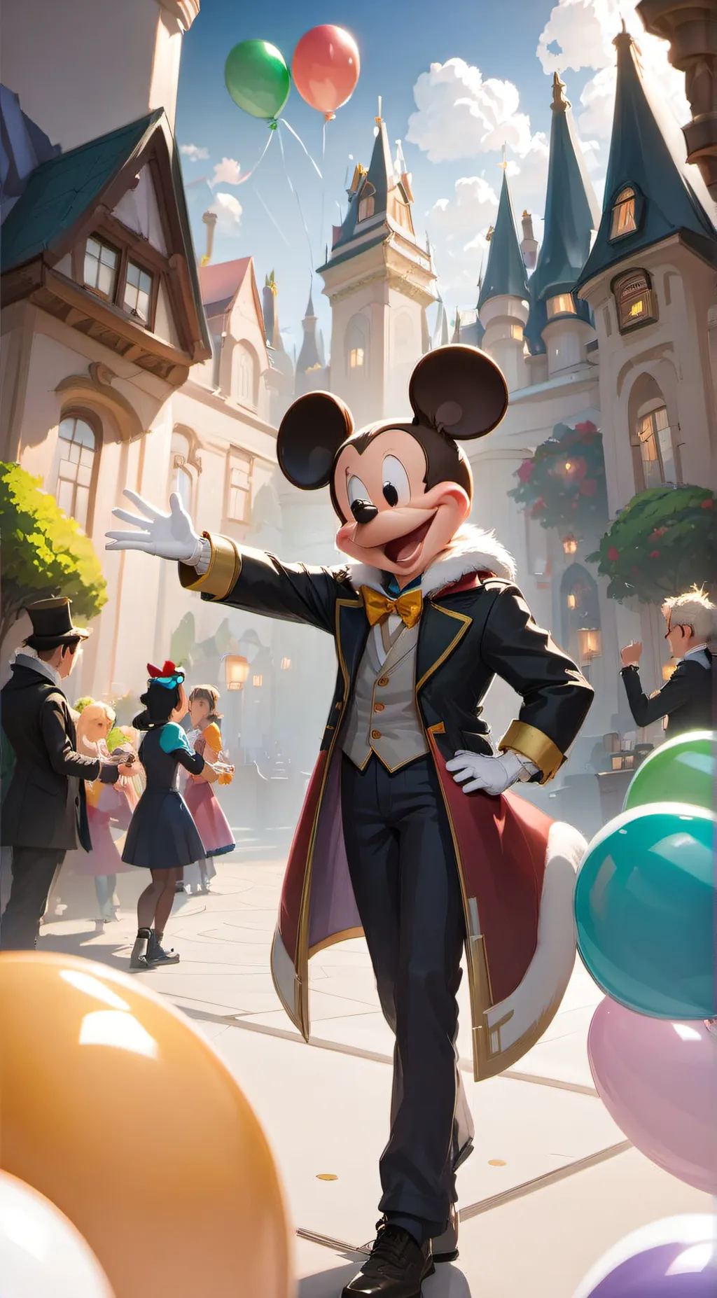 ai character: Mickey background