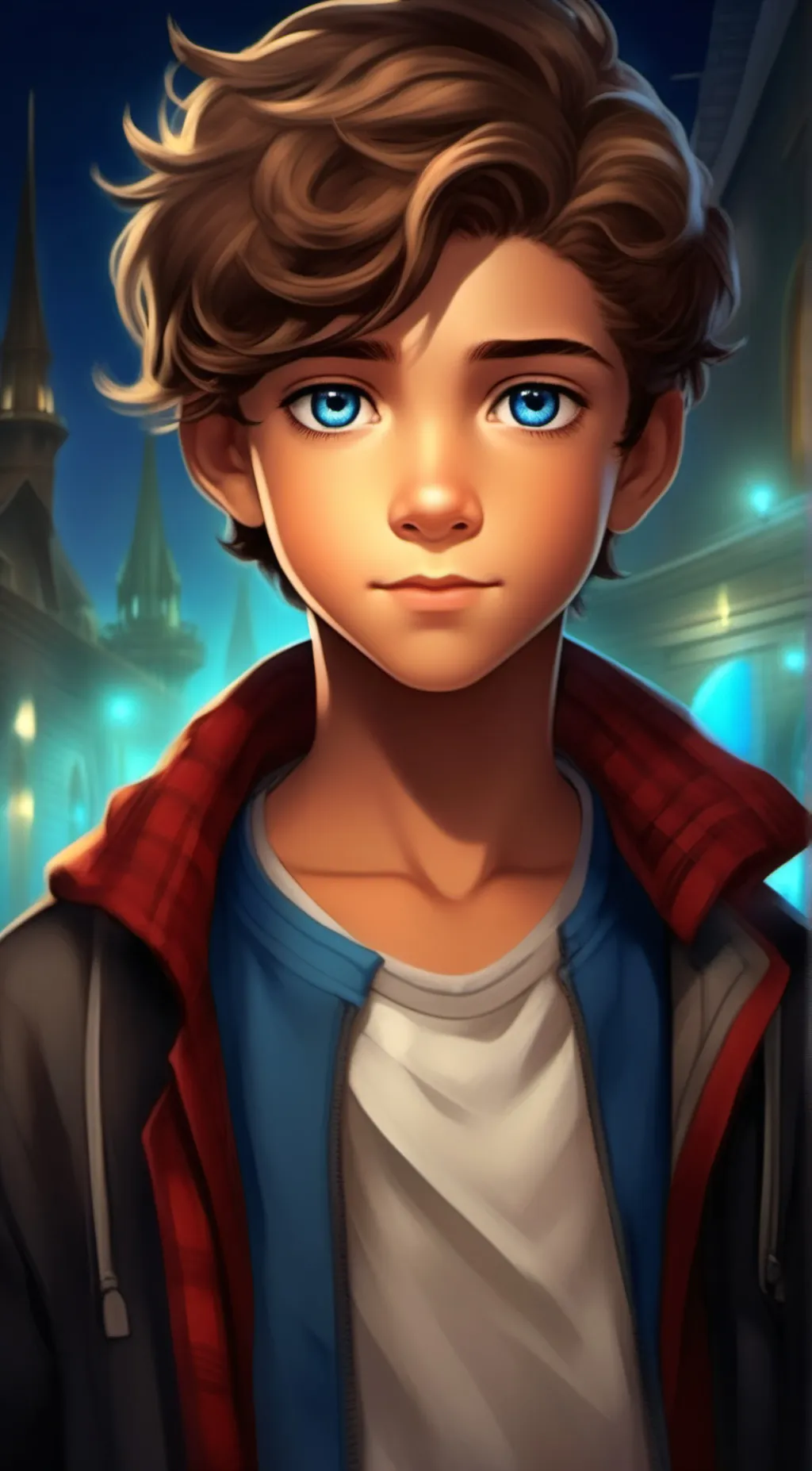 ai character: C boyfriend  background