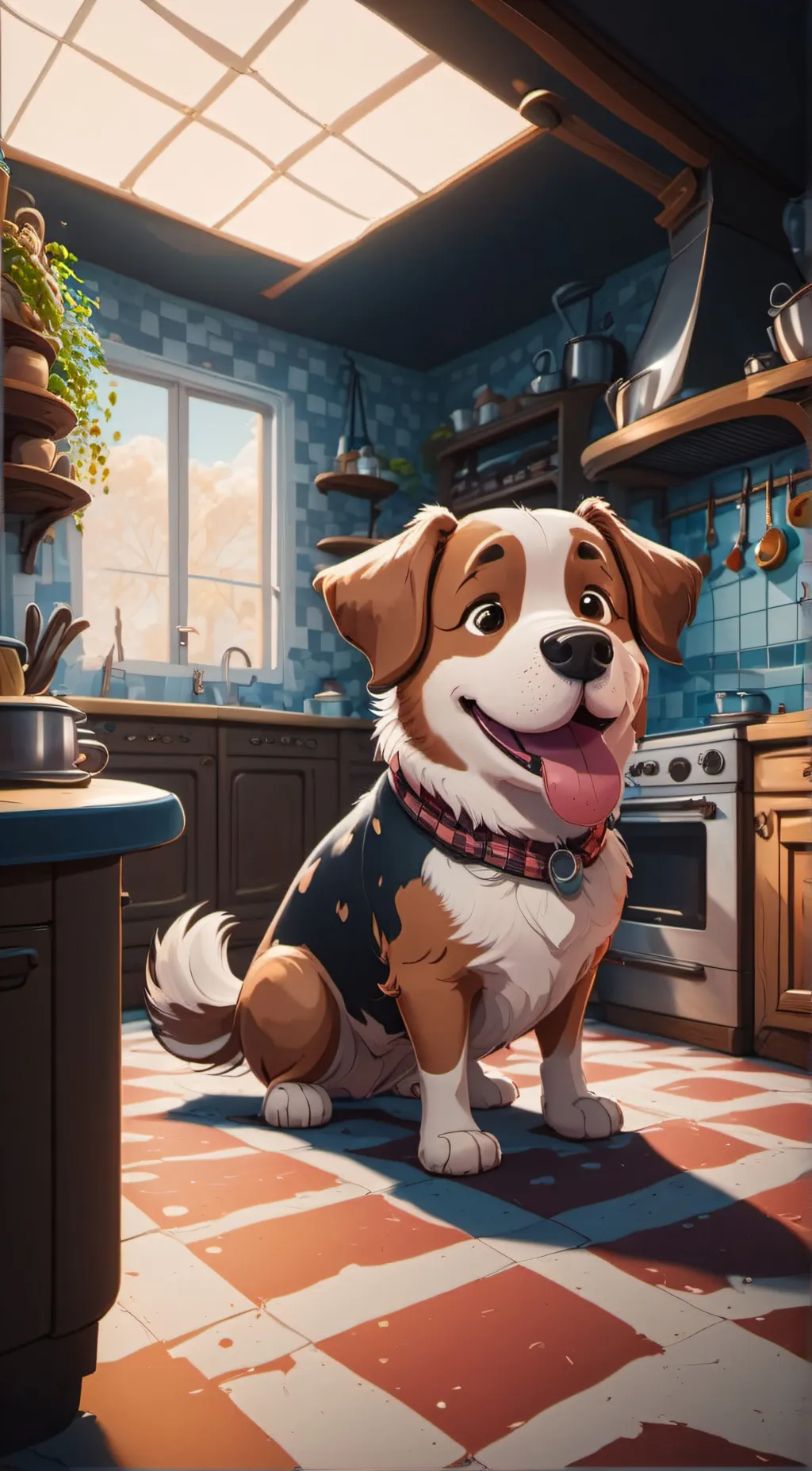 ai character: old friends background