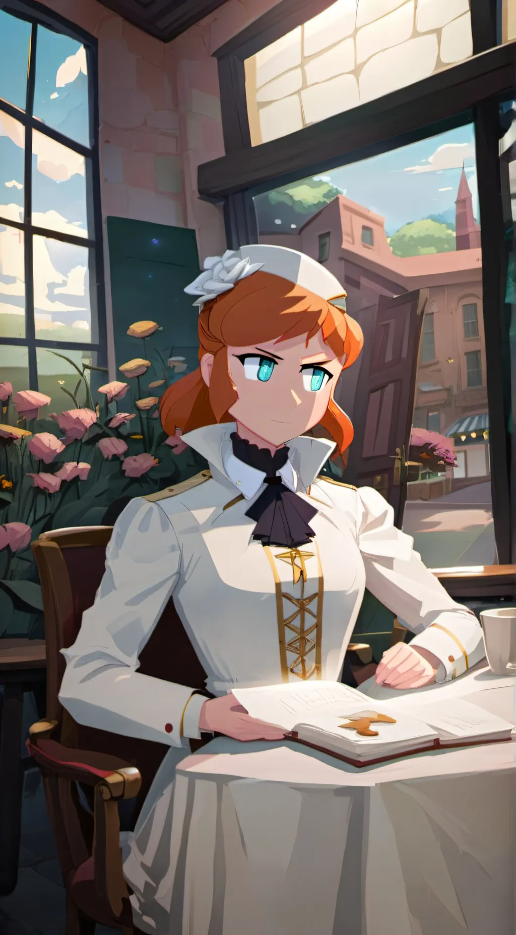 ai character: Elizabeth Afton  background