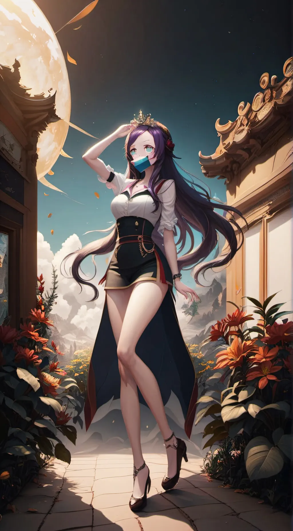 ai character: Luna background