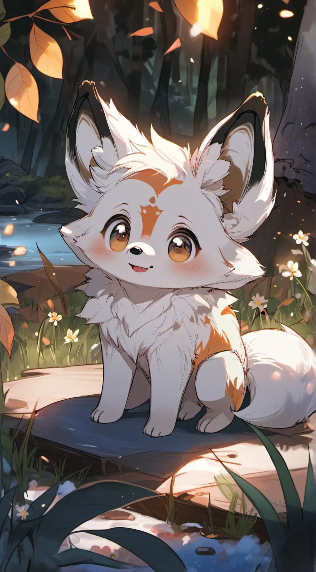 ai character: biscuit background