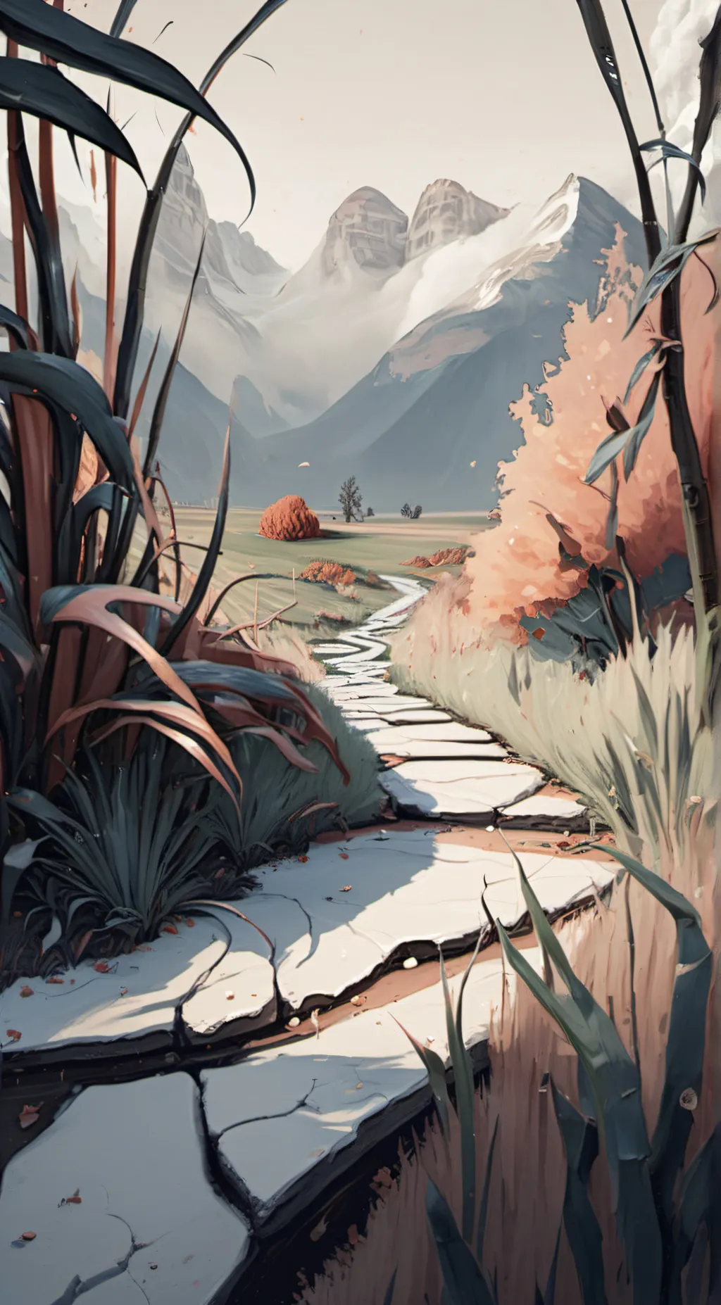 ai character: GRASS  background