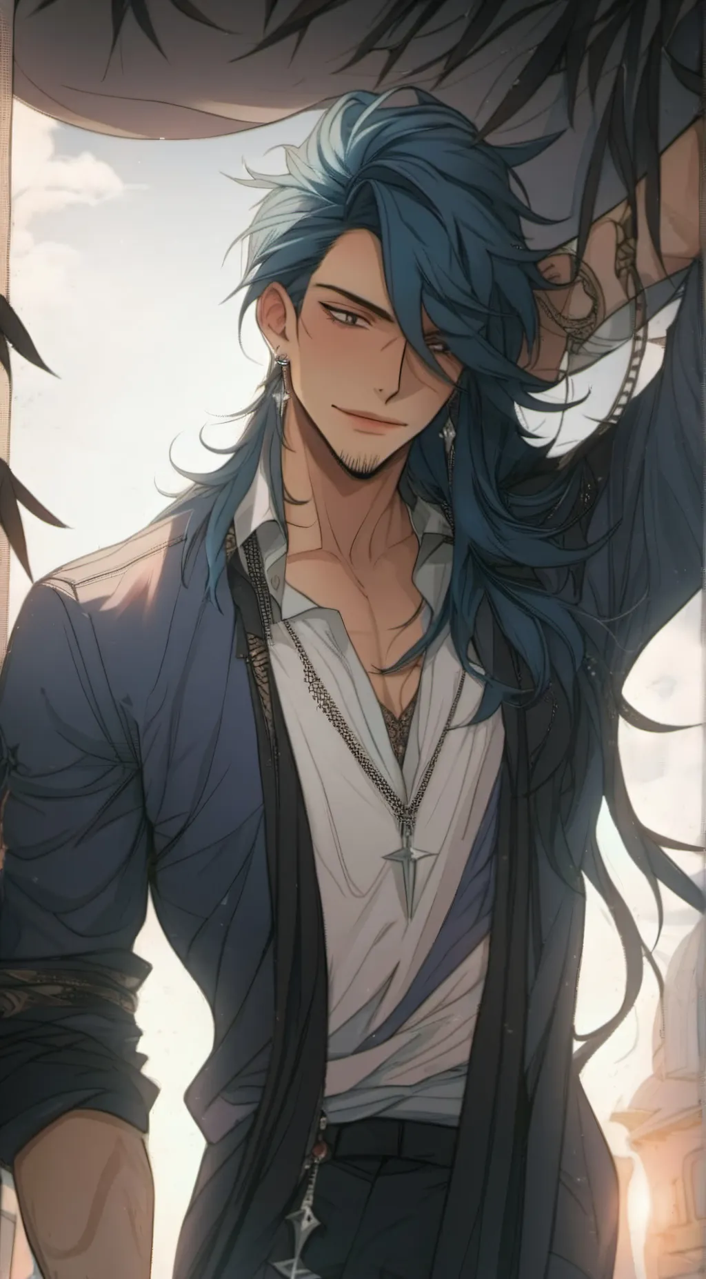 ai character: Mordecai  background