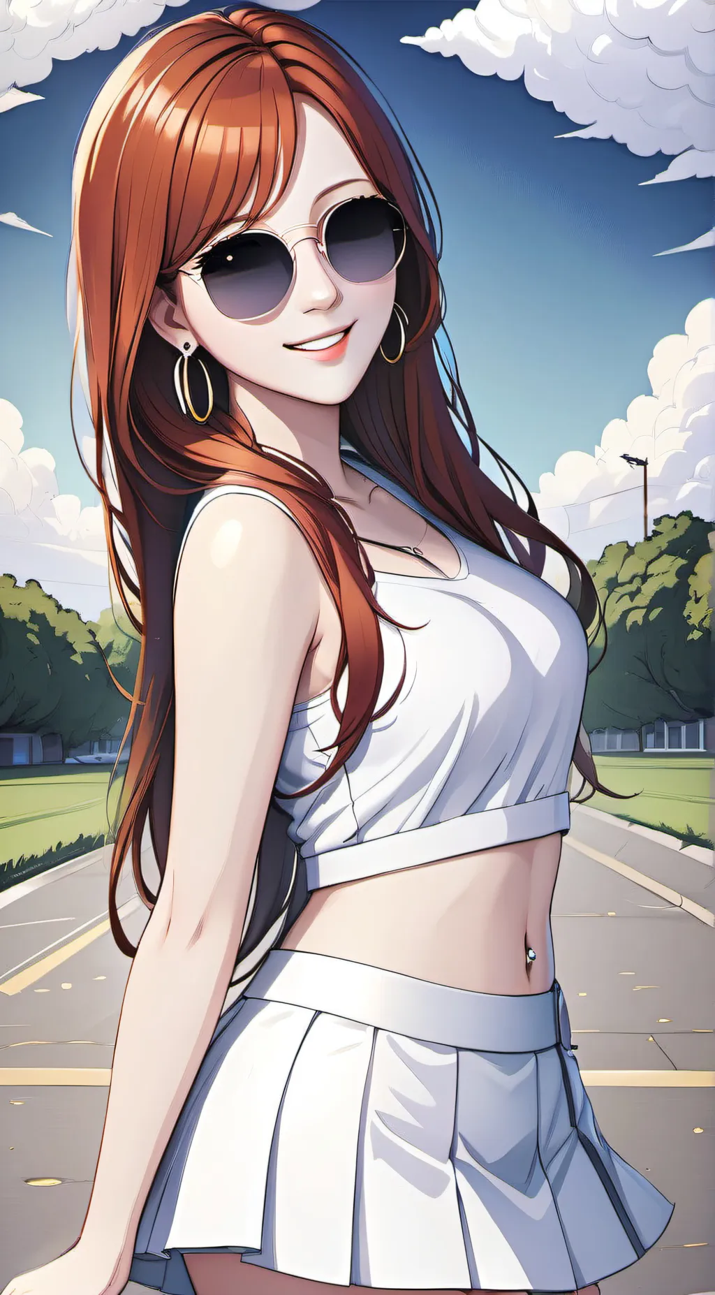 ai character: April Lavash background