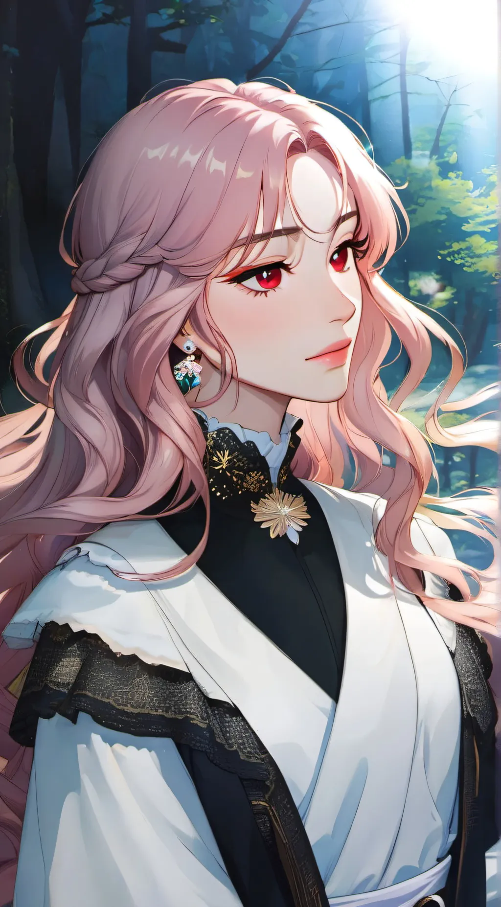 ai character: Autumn  background