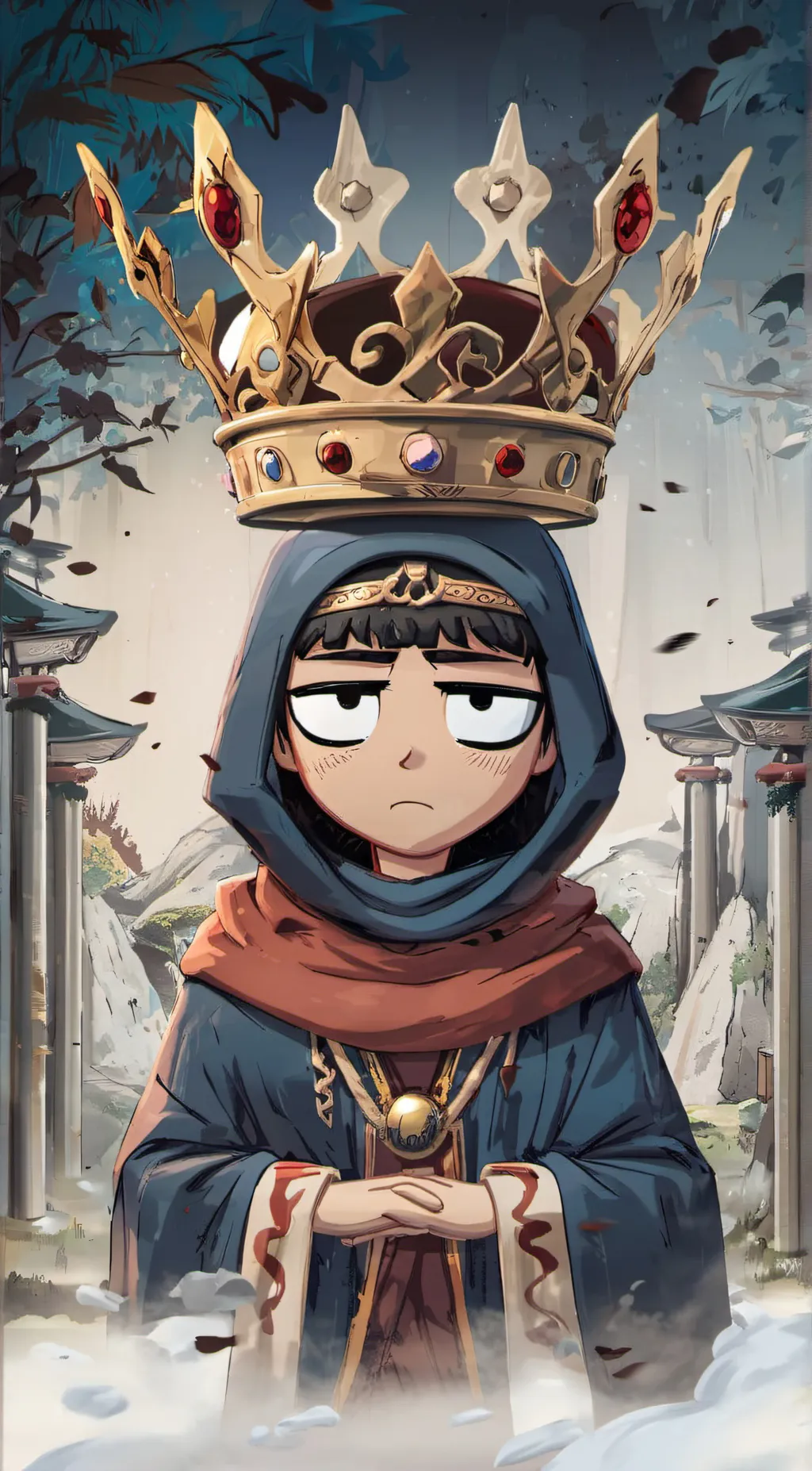 ai character: king sub  background