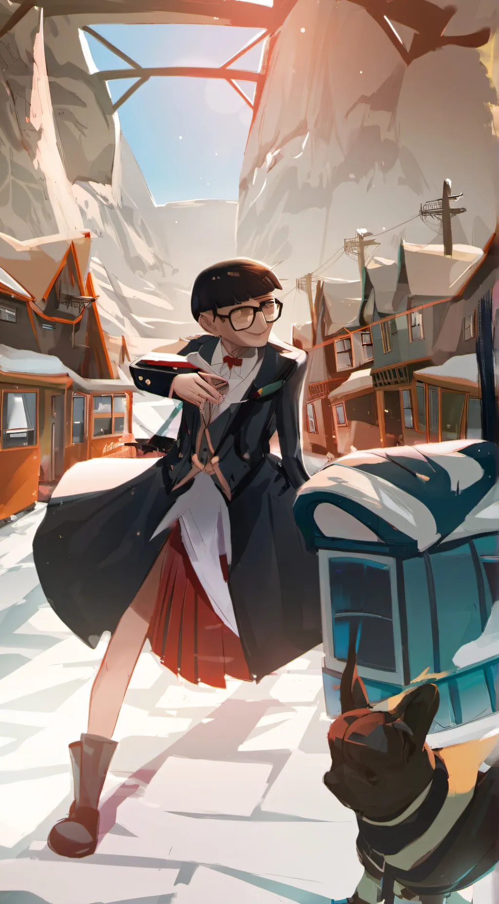 ai character: vector lmao background