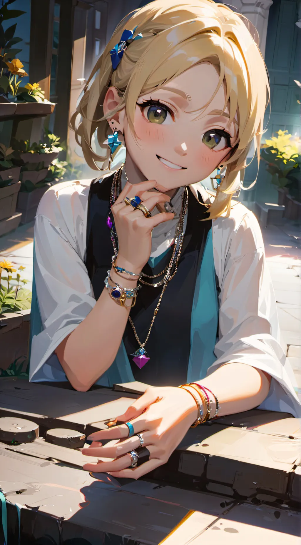 ai character: Lilly background