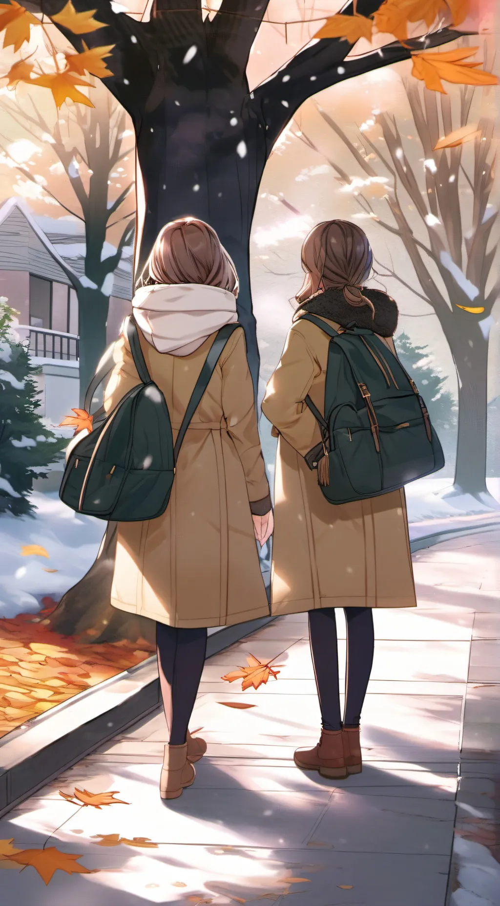 ai character: Amelia and sawyer background