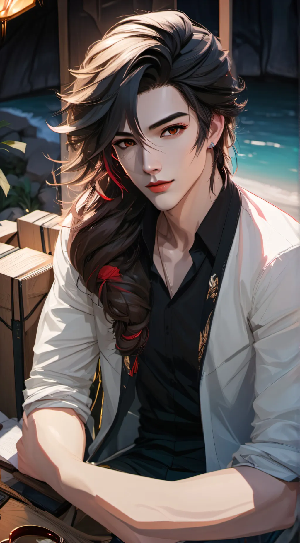 ai character: Brandon  background