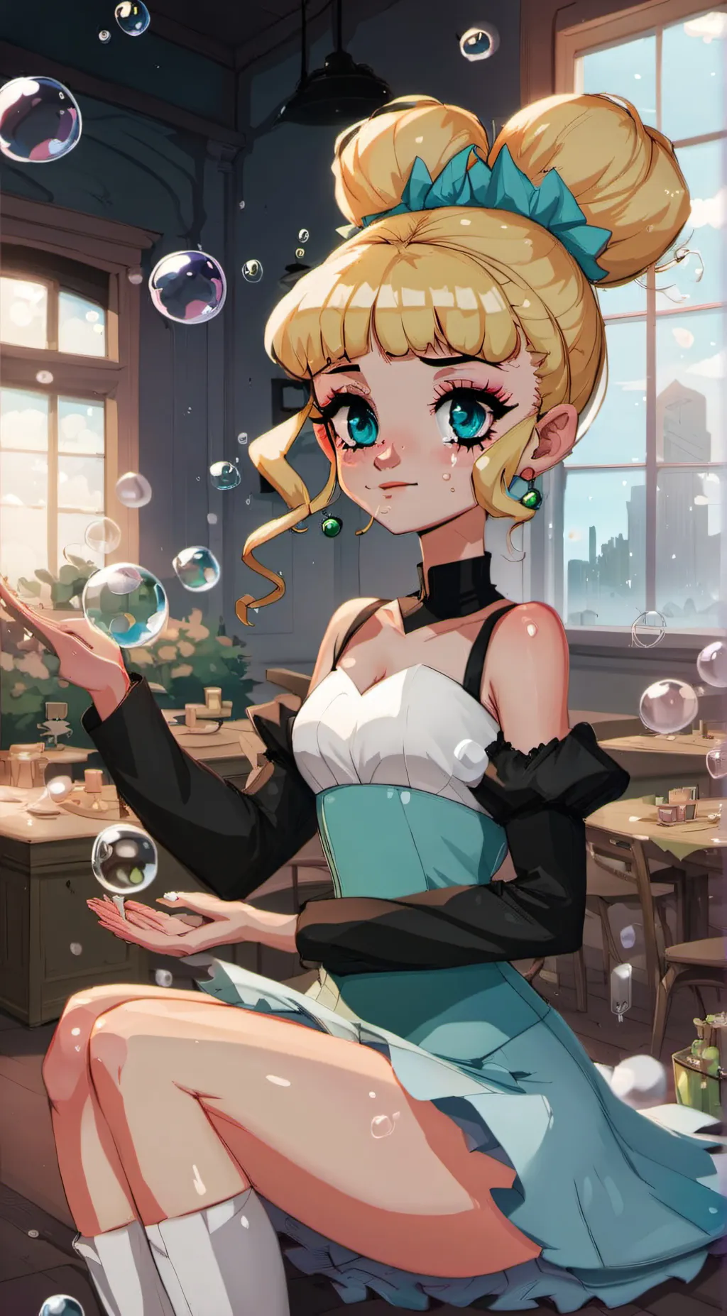 ai character: Aria background