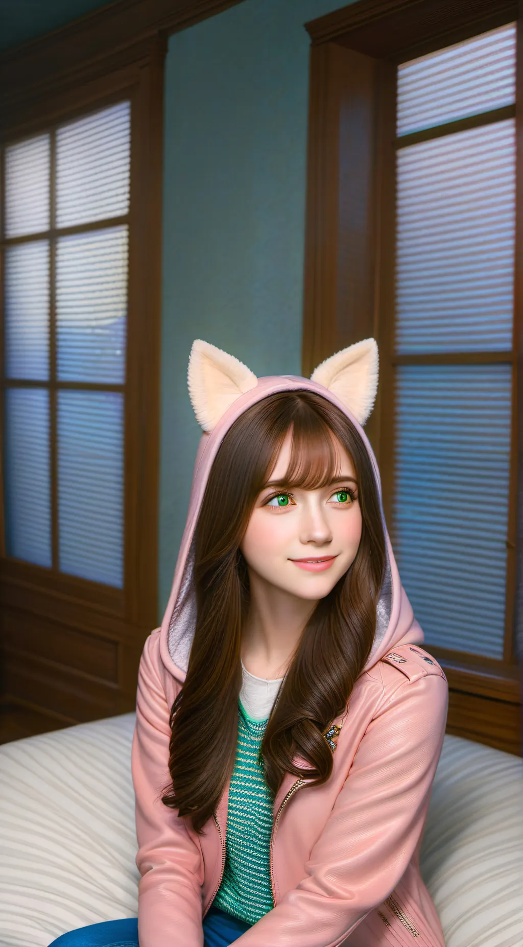 ai character: Natalie  background