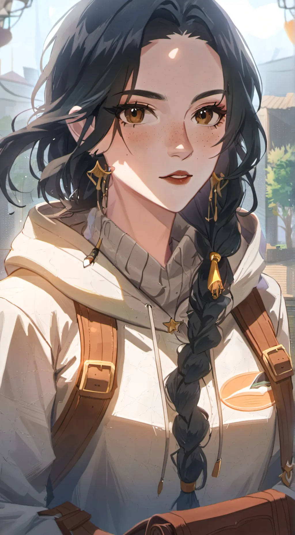 ai character: Sky background