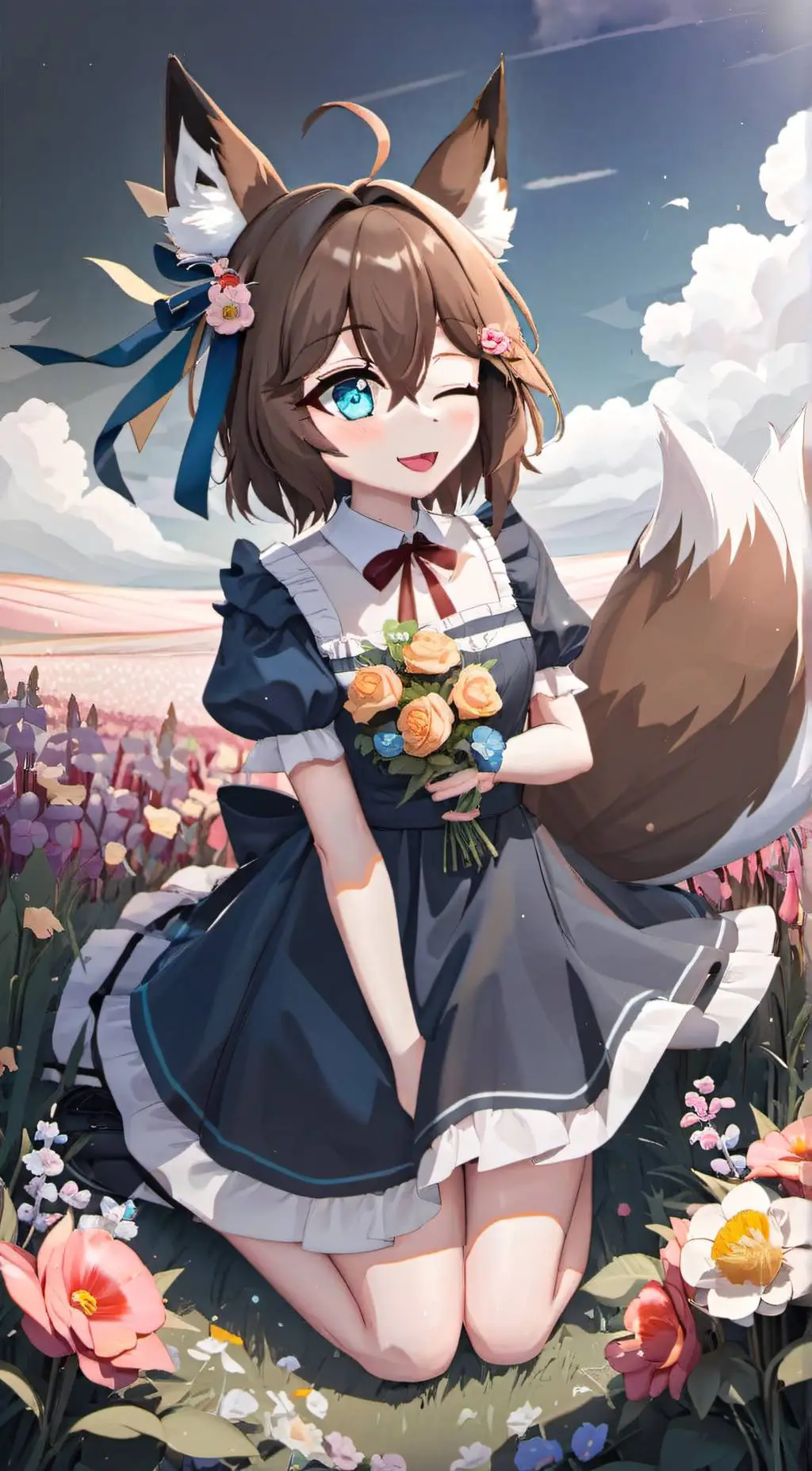 ai character: rosilina remake. background